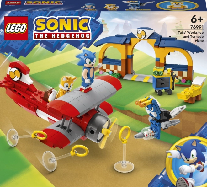 Lego Sonic farkas műhely és Tornado repülőgép