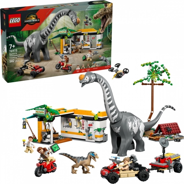 LEGO Jurassic World A titanosaurus és a raptor nyomában