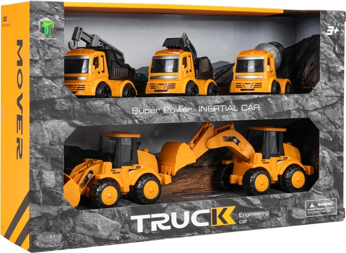 Öt jármű egy készletben