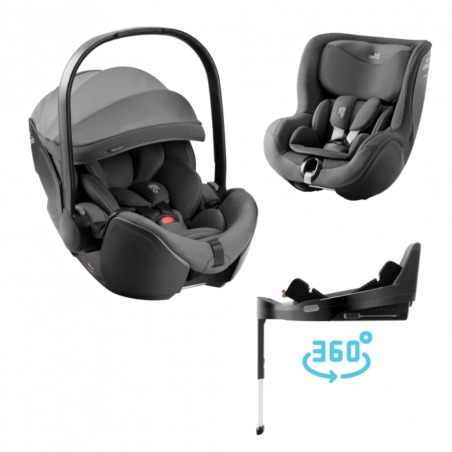 Biztonságos és Stílusos Britax Römer Autósülés Szett Mineral Grey