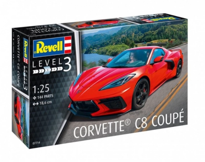 model autó Corvette C8 Coupe 1/25