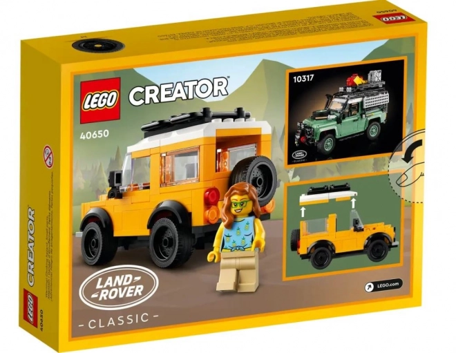 Klasszikus Defender építőkészlet - Land Rover - Creator