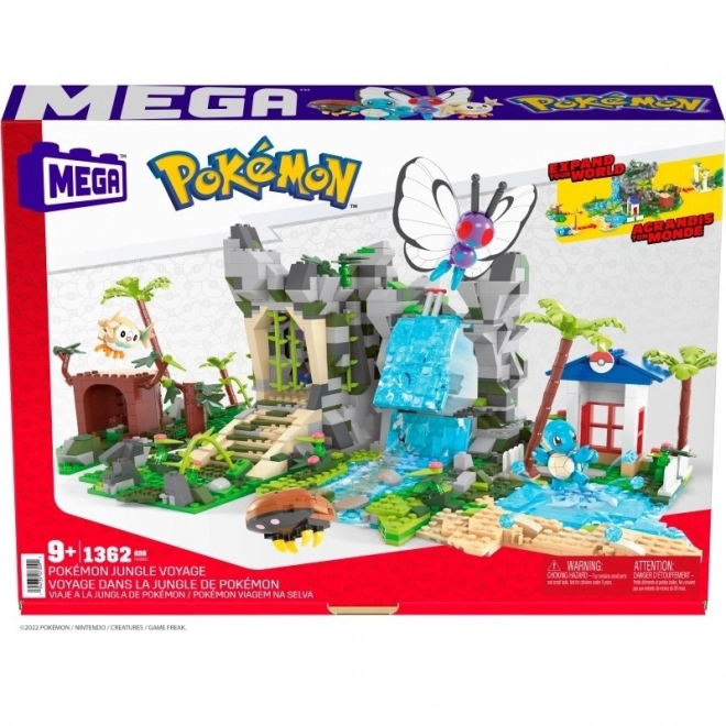 1362 tégla Mega Pokémon kaland a dzsungelben