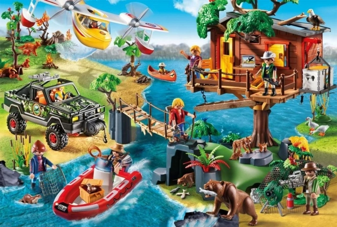 Schmidt puzzle playmobil lombház 150 darabos