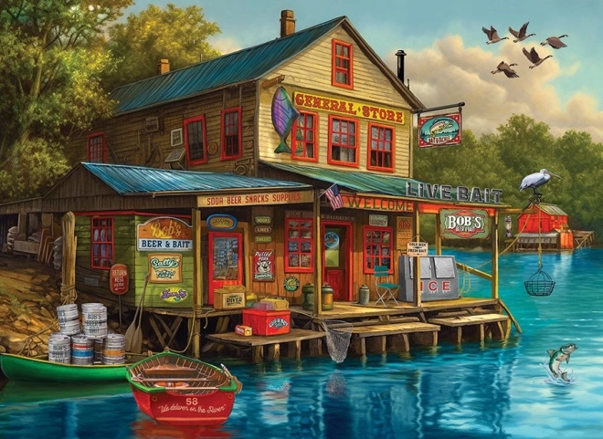 Obchod Bob's Beer & Bait puzzle 1000 darab