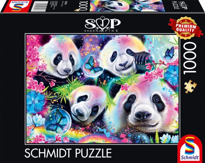 Schmidt neon panda kirakó 1000 darabból