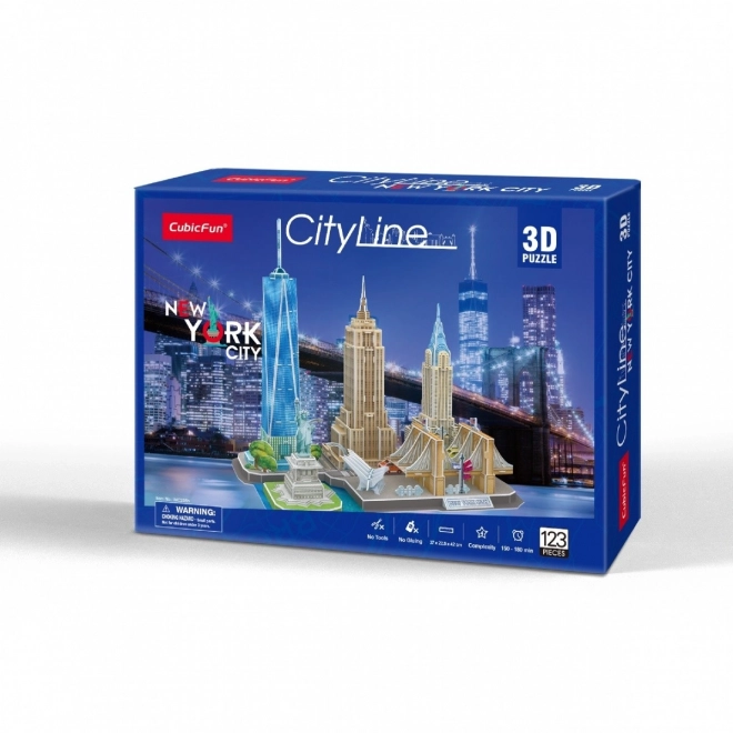 3D puzzle new york város látképe