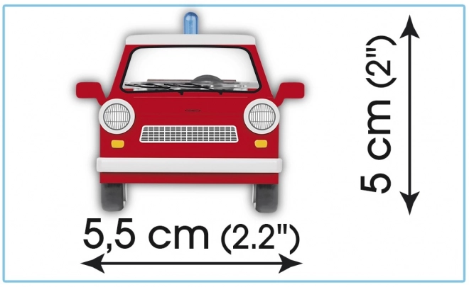 Trabant 601 Universal tűzoltóautó építőkészlet