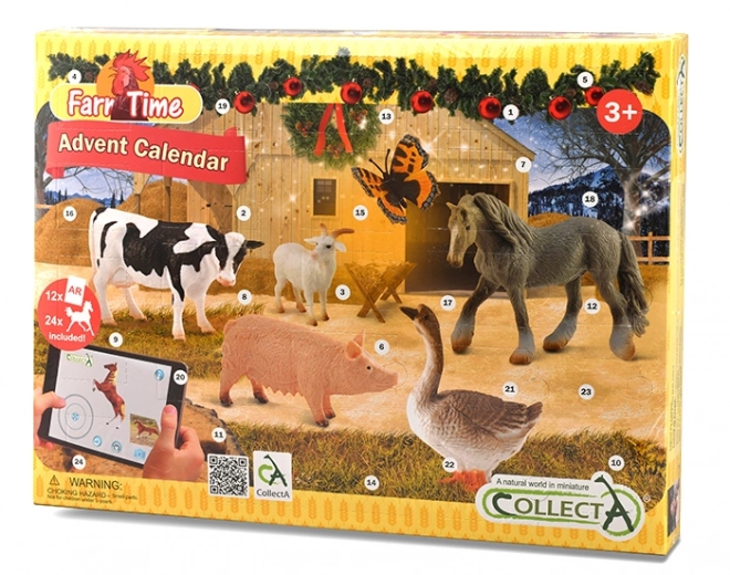 CollectA adventi naptár - farm és lovak