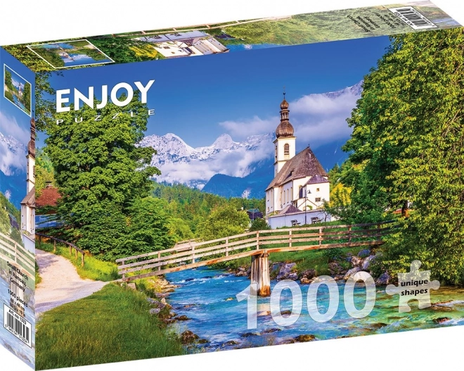 Élvezze a Ramsaui templom puzzle, Németország 1000 darabos