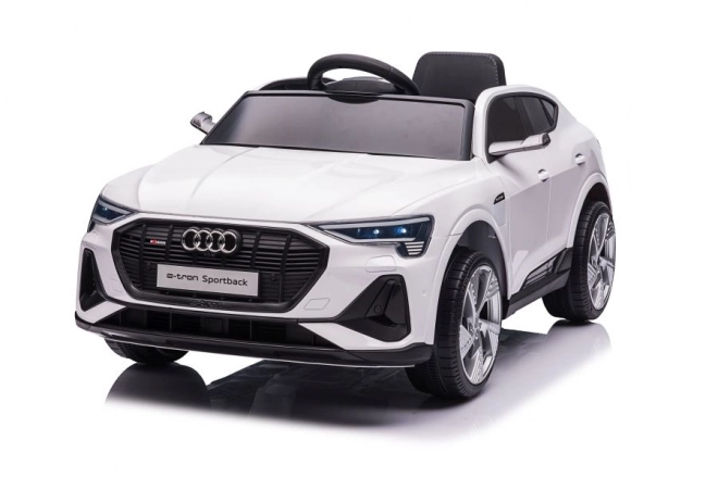 Audi E-Tron Akkumulátoros autó fehér QLS-6688