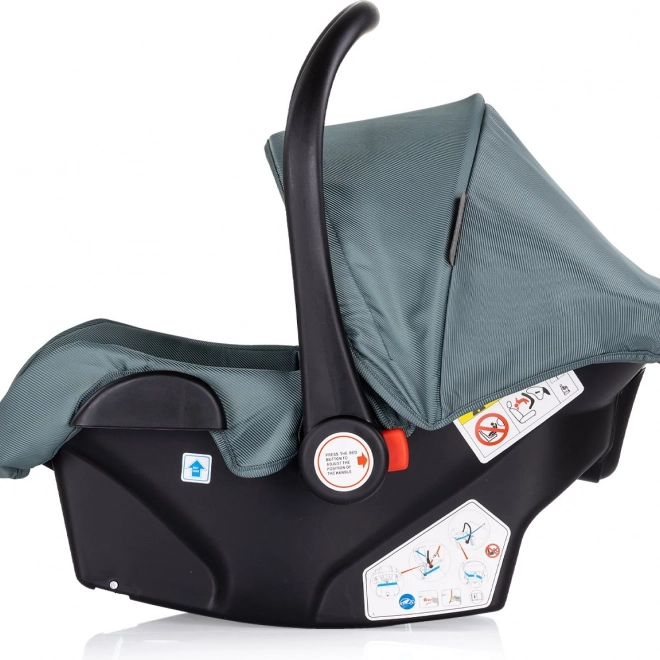 Gyermek autósülés Aura i-Size 40-85 cm Bazsalikom
