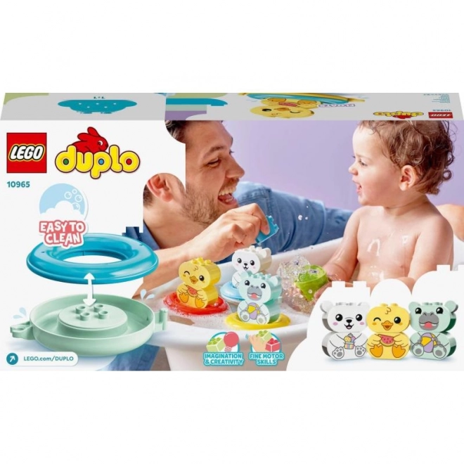 Lego duplo fürdőjáték úszó állatvonat