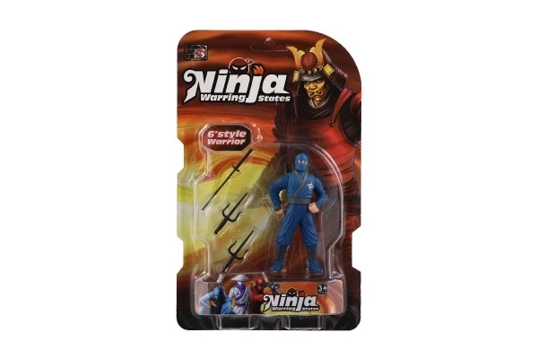 Ninja figura 10 cm kiegészítőkkel