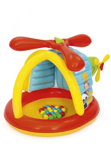 Fisher-Price Helikopter Alakú Felfújható Játékkarám