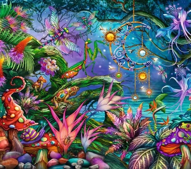 Puzzle Színes fantázia 1000 darab Ravensburger
