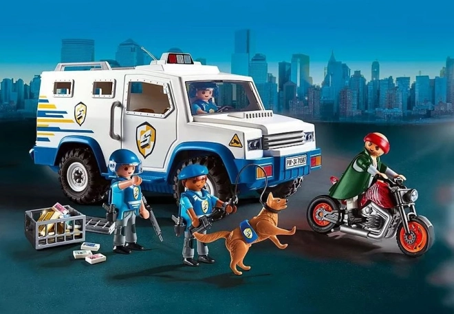 Playmobil pénzszállító akcióhős figurakészlet