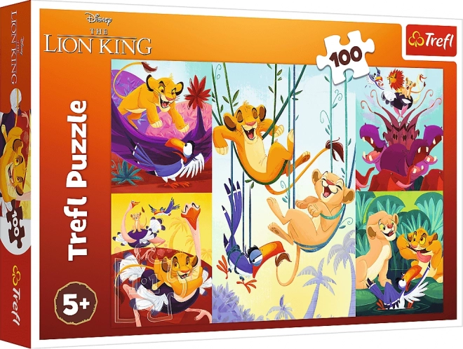 Király oroszlán Disney puzzle 100 darabos