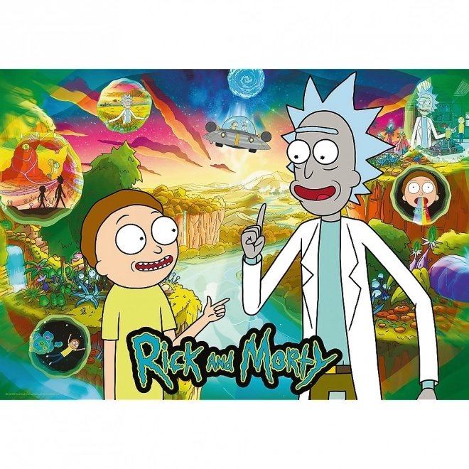 Rick és Morty puzzle 1000 darabos