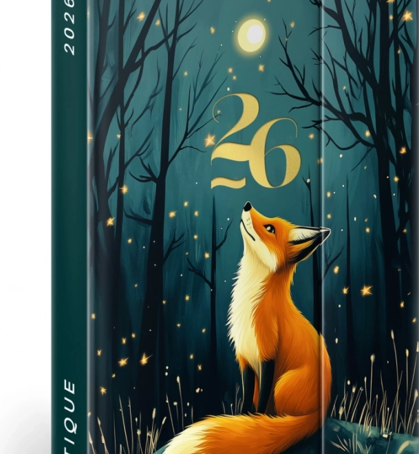 Notique heti mágneses naptár Róka 2026, 11 x 16 cm