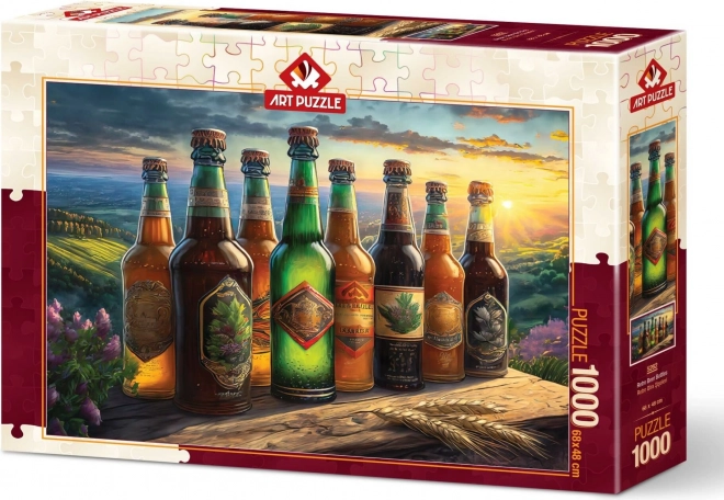 Retro sörösüvegek puzzle 1000 darabos