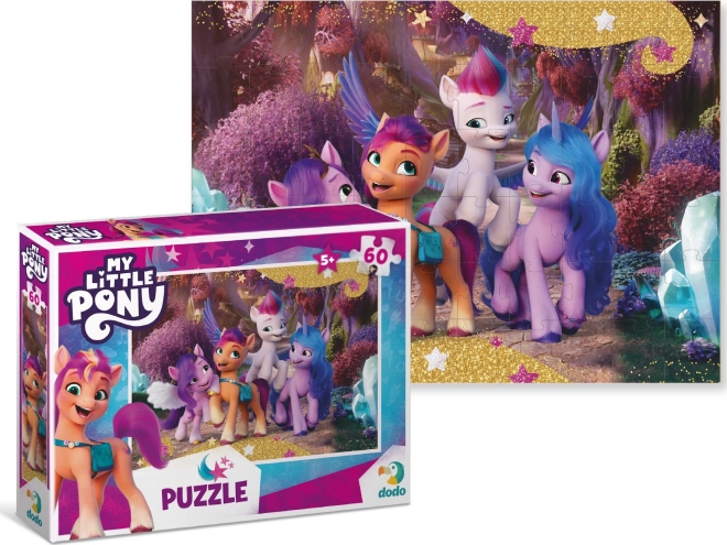 DODO puzzle my little pony: varázslatos erdő 60 darab