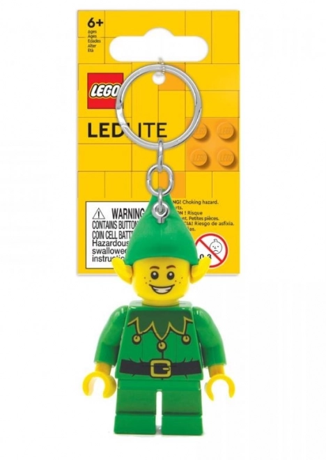 Kulcstartó LED lámpával LEGO Elf