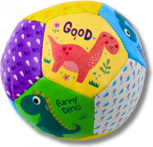 9 cm-es dinoszauruszos puha labdakészlet 3 db