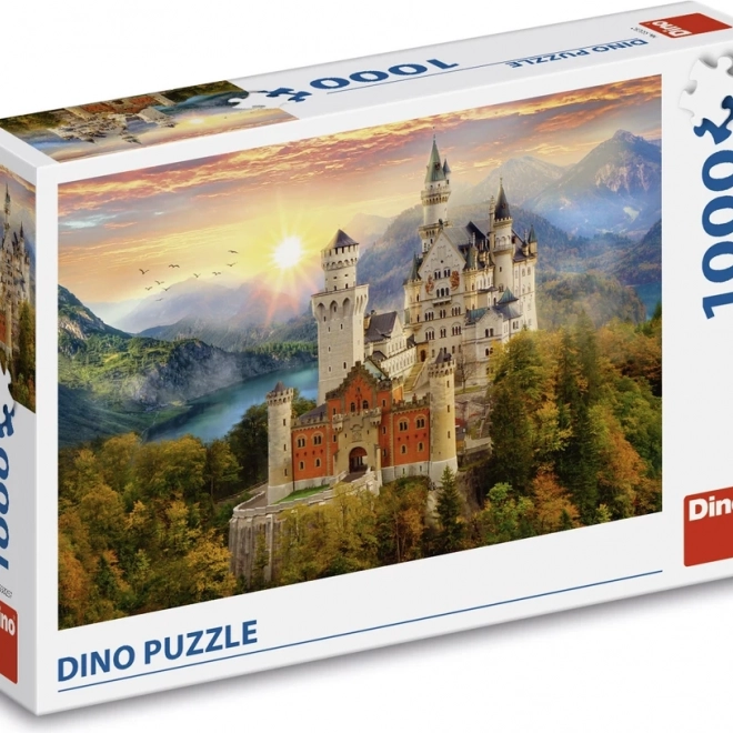 Neuschwanstein festmény puzzle 1000 darabos