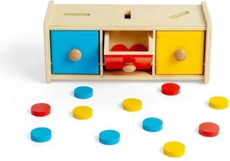 Bigjigs Toys színek szerinti válogató doboz