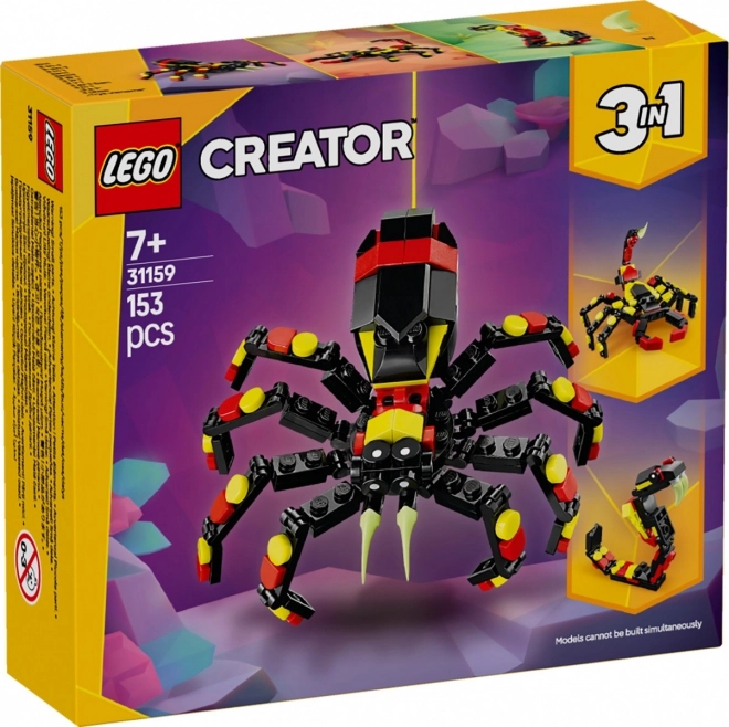 Dzsungel állatai: Rendkívüli pók LEGO Creator