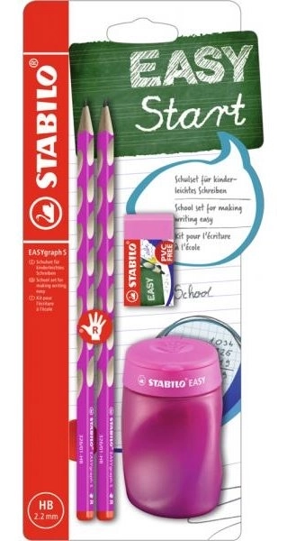 STABILO EASYgraph Iskolai készlet jobbkezeseknek rózsaszín