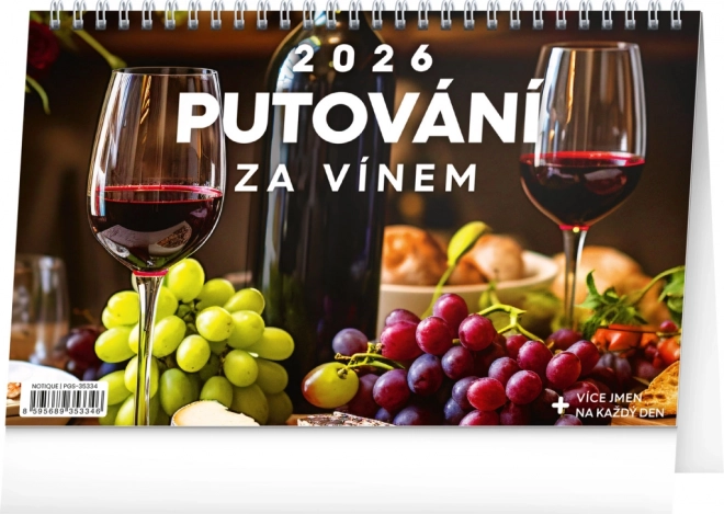 Asztali naptár Bor Barangolás 2026