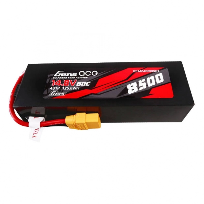 Lipo akkumulátor Gens Ace G-Tech 8500mAh 14.8V 60C 4S PC tokozású XT90 csatlakozóval