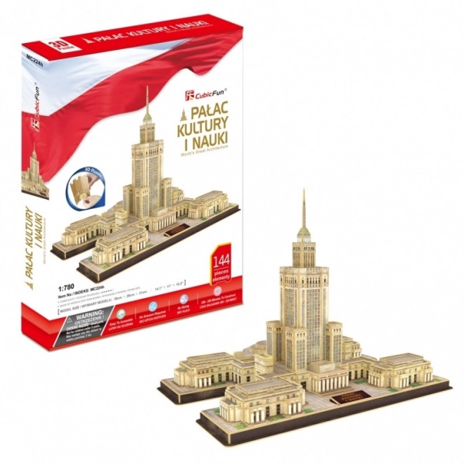 Kultúra és Tudomány Palotája 3D Puzzle, 144 darab