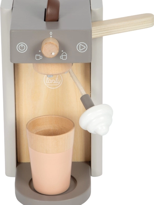 Small Foot fa kávéfőző kiegészítőkkel Tasty szürke