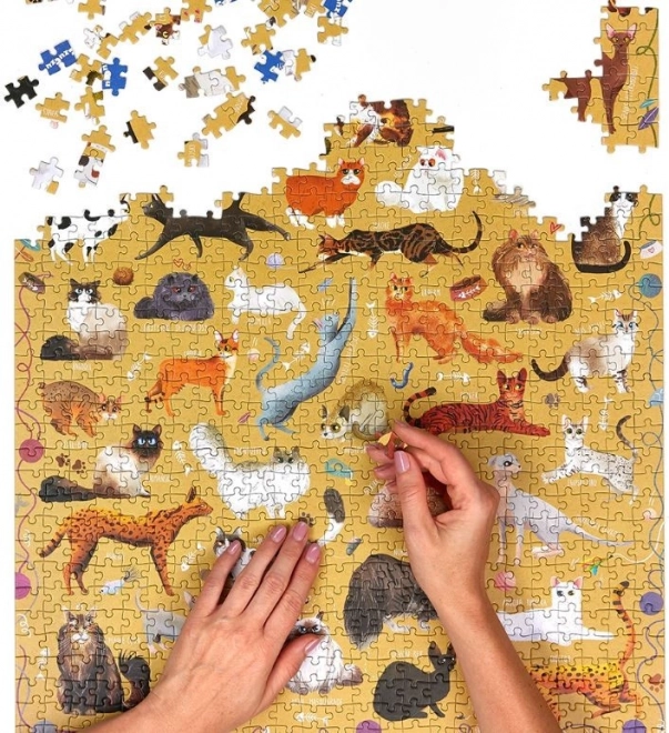 Macskás puzzle 1000 darabos