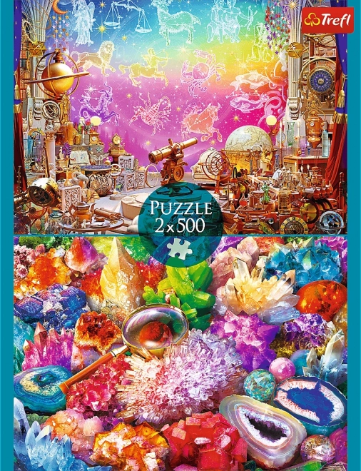 Kosmos és kristályok 2x500 darabos puzzle