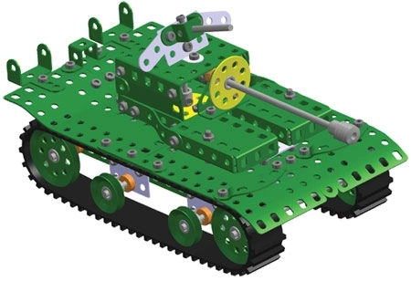Merkur army építőkészlet 674 darabos