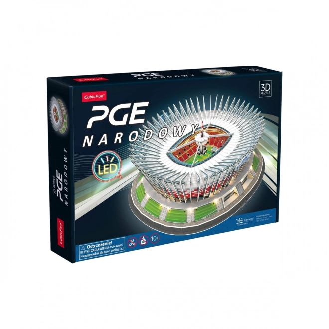 PGE Narodowy 3D LED Puzzle
