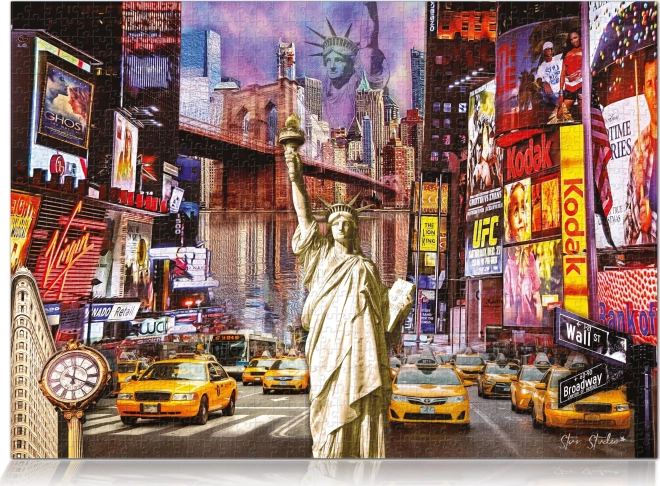 Vibráns New York kollázs