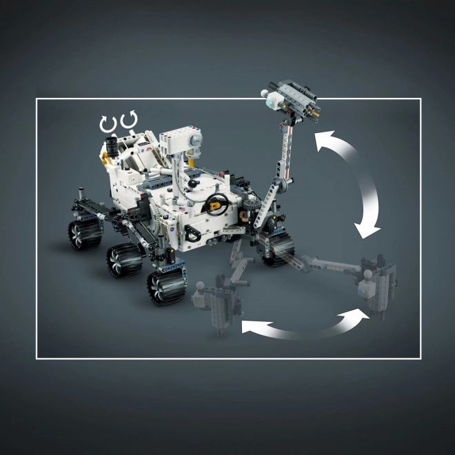 Lego technic nasa marsjáró perseverance modell