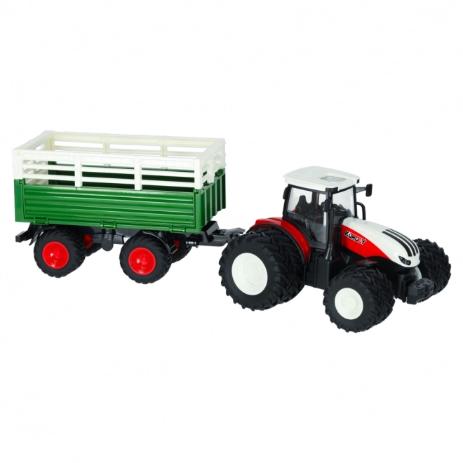 RC traktor pótkocsival
