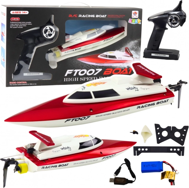 Motoros RC Csónak FT007 Vitality