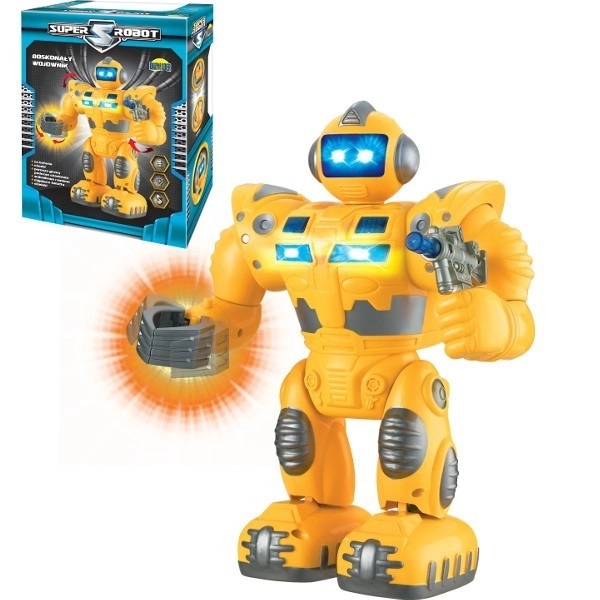 Világító és hangos harci robot