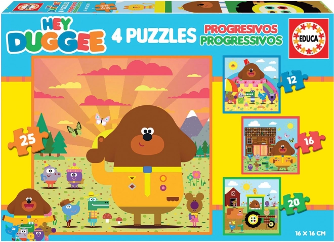 Educa Hey Duggee 4 az 1-ben puzzle