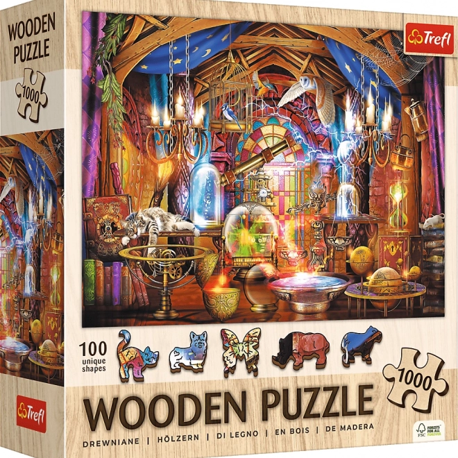 TrefL Fából készült Puzzle Varázslatos Kamra 1000 Darabbal