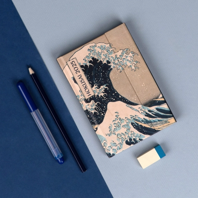 Notique heti mágneses tervezőnapló - Katsushika Hokusai 2025