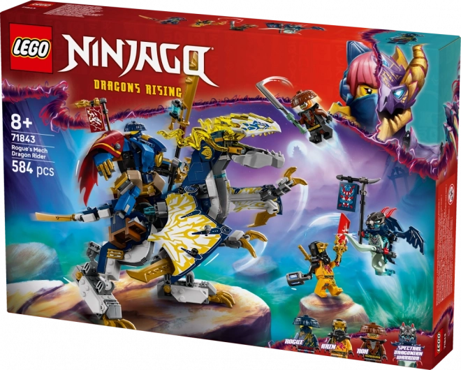 Lego NINJAGO Lázadó és robotikus sárkánylovas