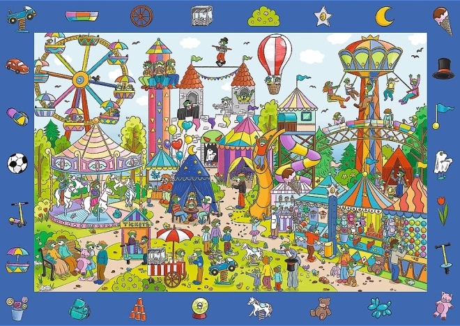 Kémfiú Vidámpark 100 darabos puzzle